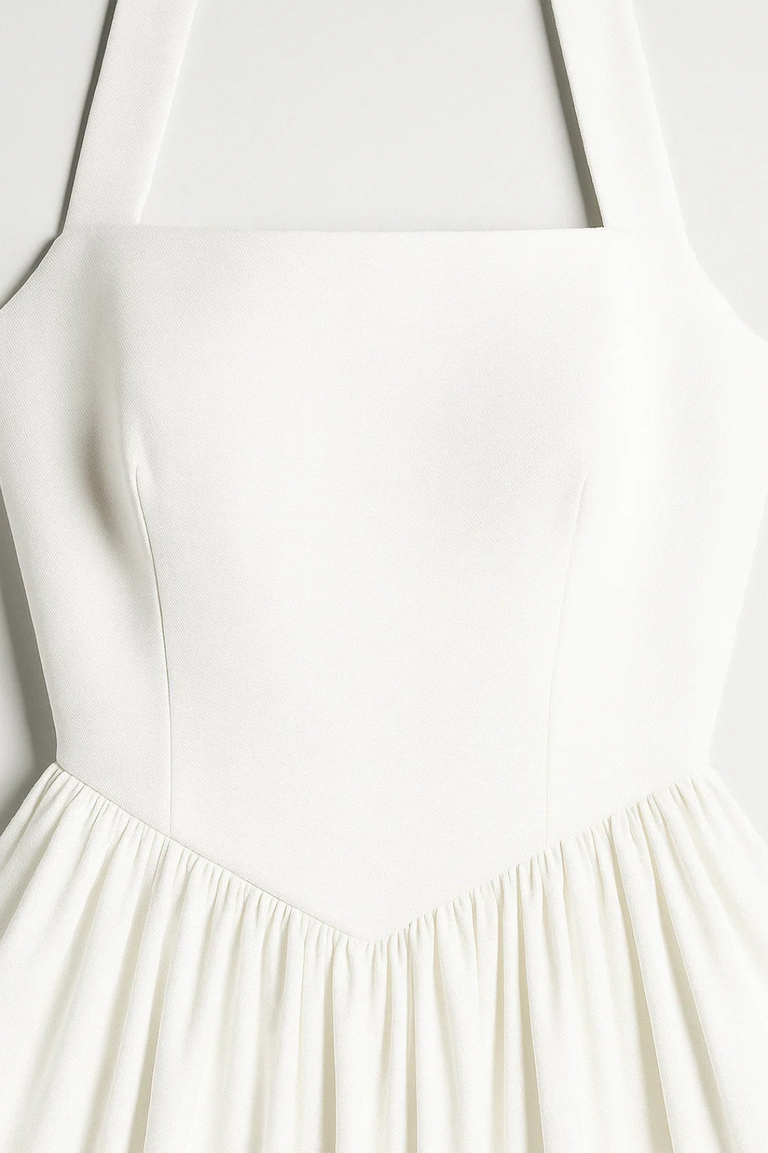 Robe Midi Femme - Halter Dos Nu Jupe Volumineuse | Mariage