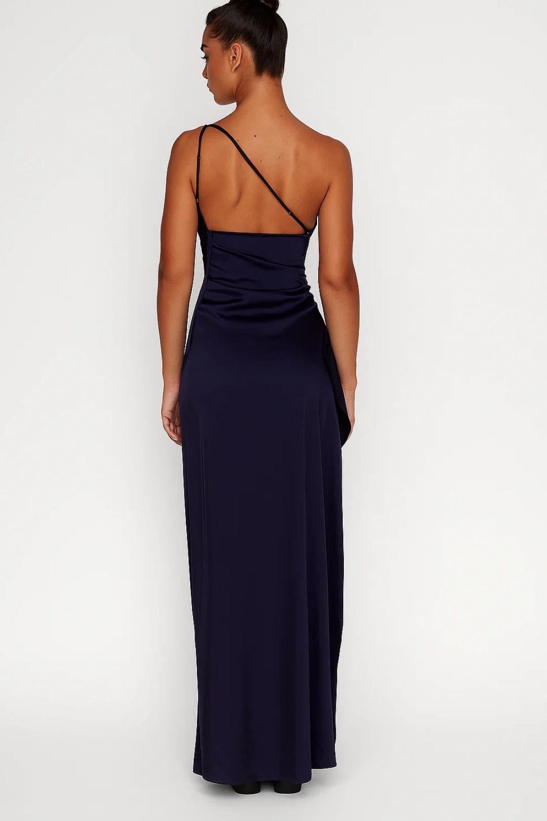 Robe Maxi Femme - One Shoulder Fendue Drapée | Élégante