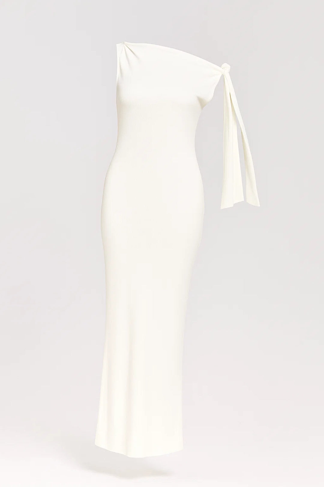 Robe Maxi Femme - Asymétrique Sans Manches avec Noeud | Élégant
