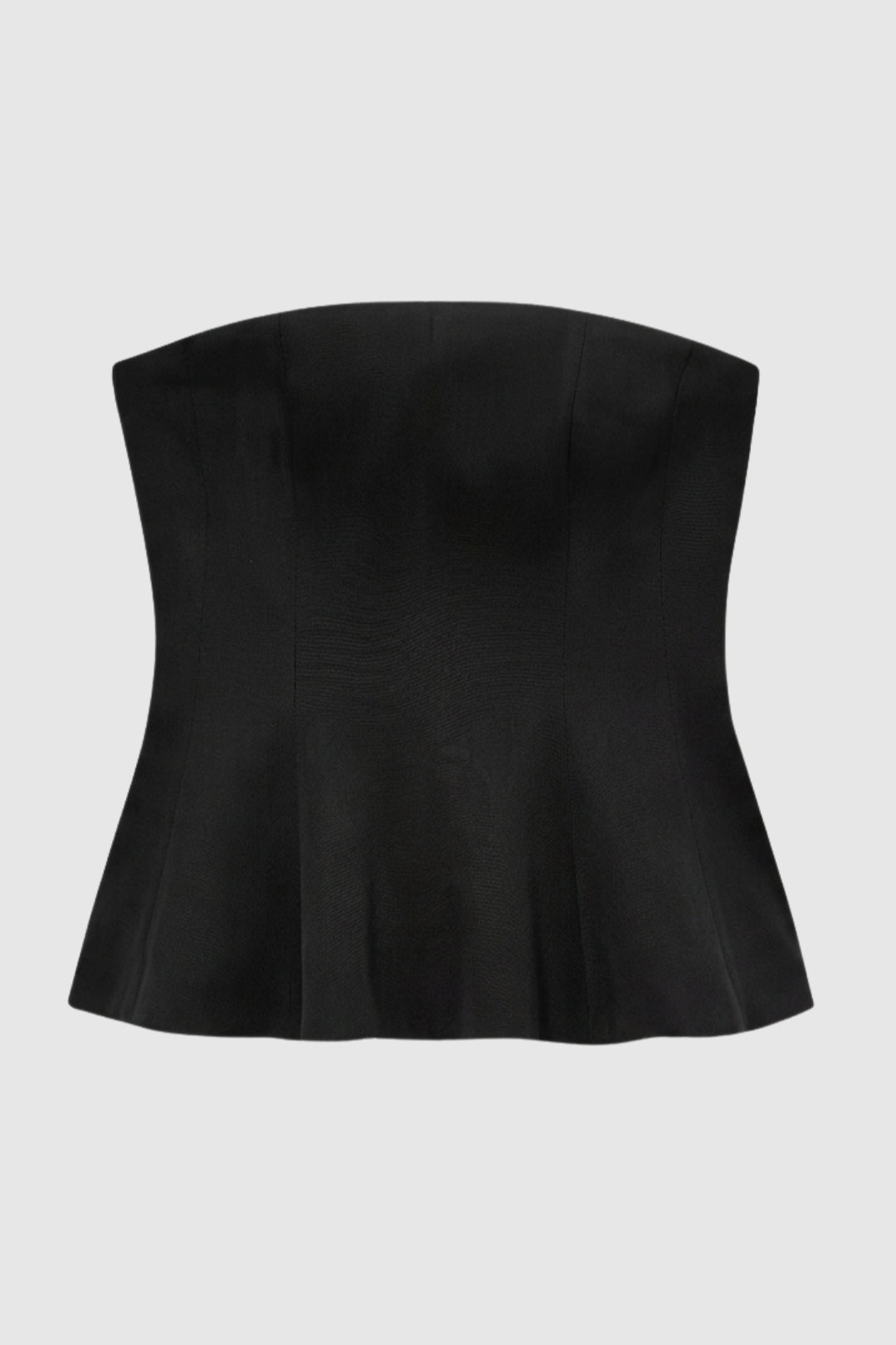 Top Femme - Bustier Sans Bretelles avec Coupe Évasée