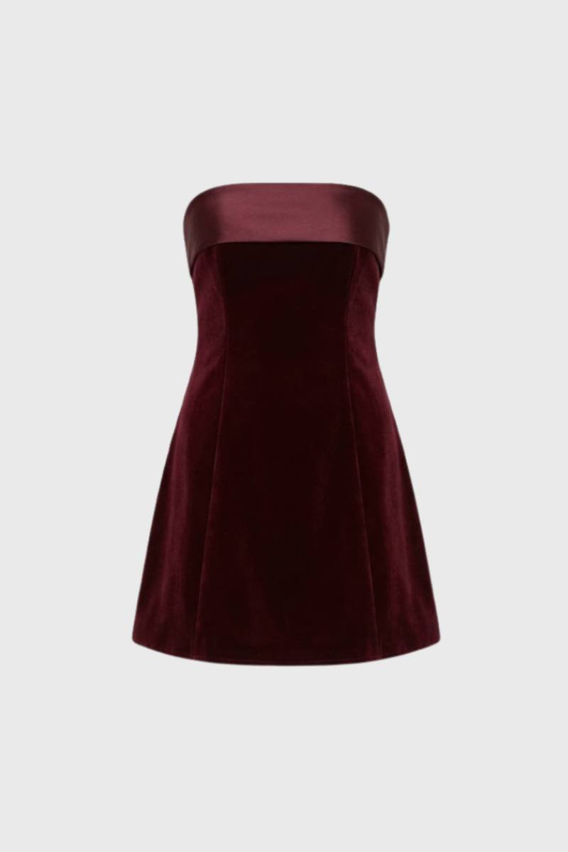 Mini Robe Femme - Bustier Élégante avec Détails és | Chic — Bordeaux