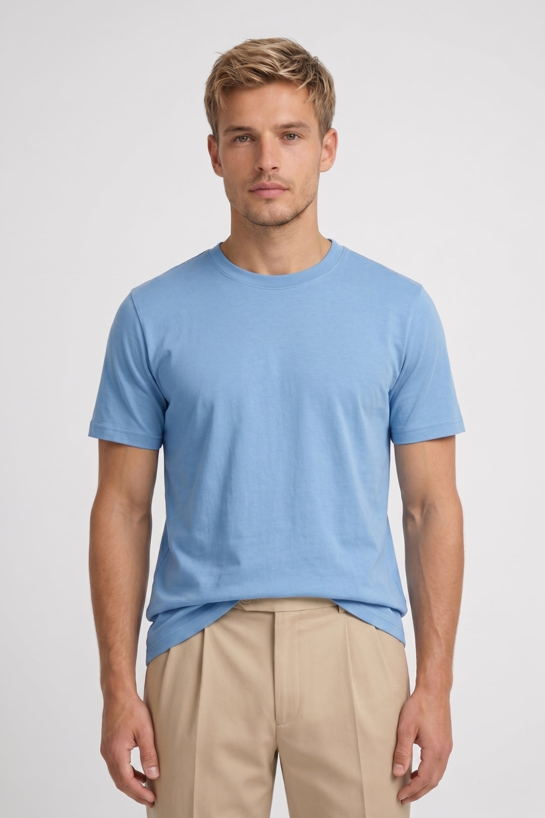 T-Shirt Homme - Coupe Classique Col Rond | Essentiel