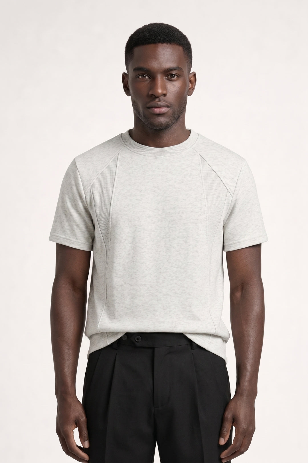 T-Shirt Homme - Coupe Sport Détails Surpiqûres | Moderne