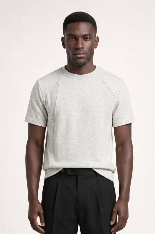T-Shirt Homme - Coupe Sport Détails Surpiqûres | Moderne