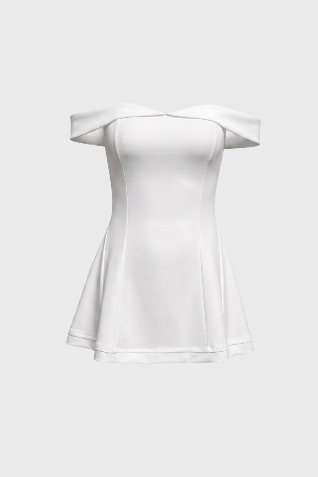 Robe Mini Femme - Épaules Nues Coupe Ajustée | Élégant