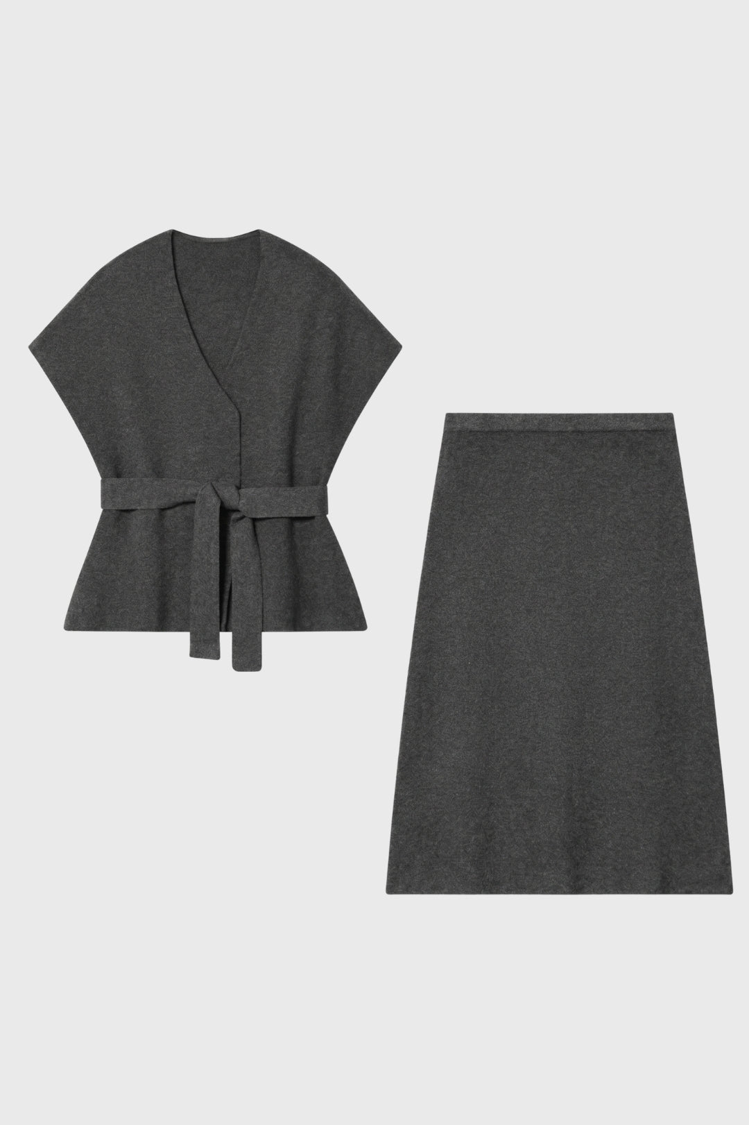 Ensemble Femme - Col Croisé Ceinturé Sans Manches | Professionnel