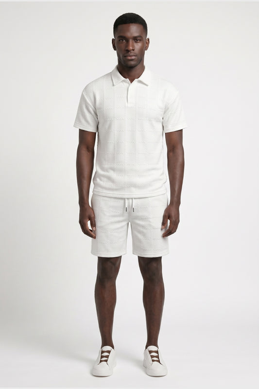 Ensemble Homme - Polo et Short Assorti avec Cordon | Confort