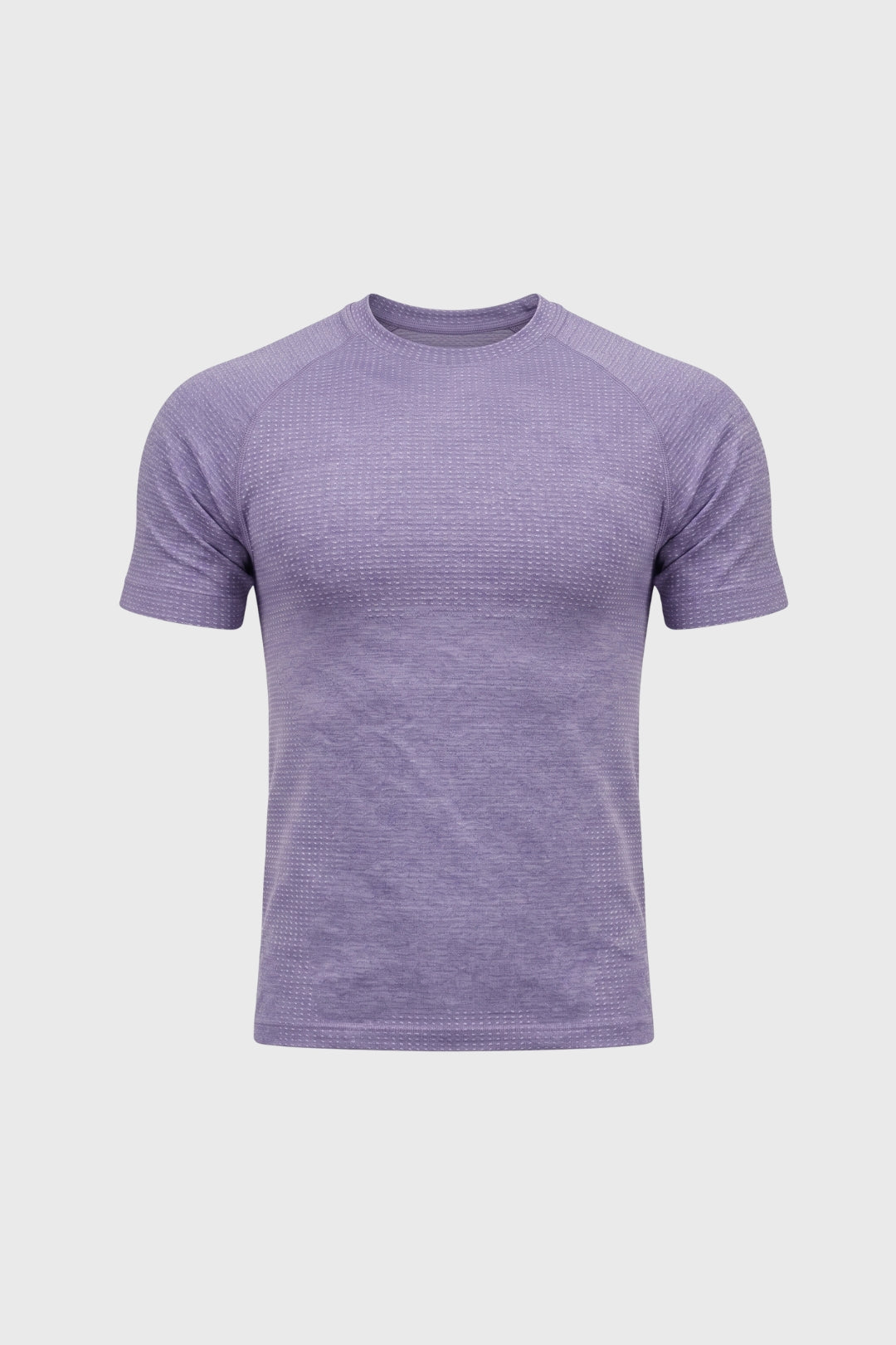 T-Shirt Homme - Texture Gaufrée Col Rond | Sport Élégant