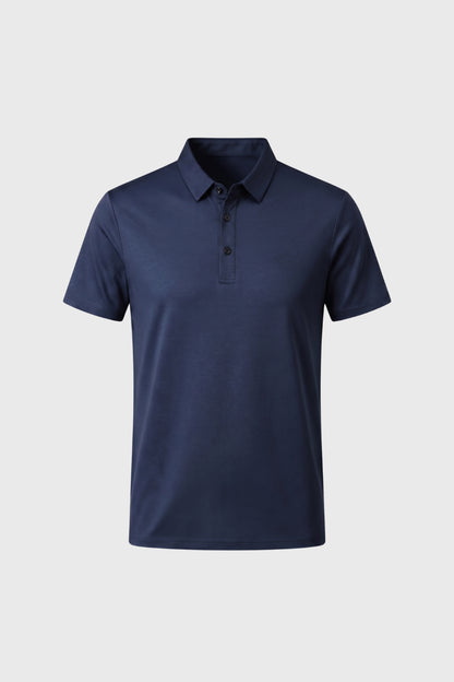 Polo Homme - Manches Courtes Col Boutonné Ajusté | Chic