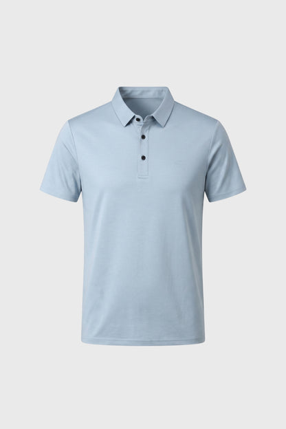 Polo Homme - Manches Courtes Col Boutonné Ajusté | Chic