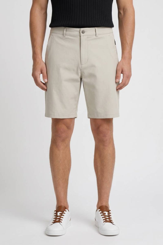 Short Homme - Coupe avec Ceinture | Sophistiqué — Beige