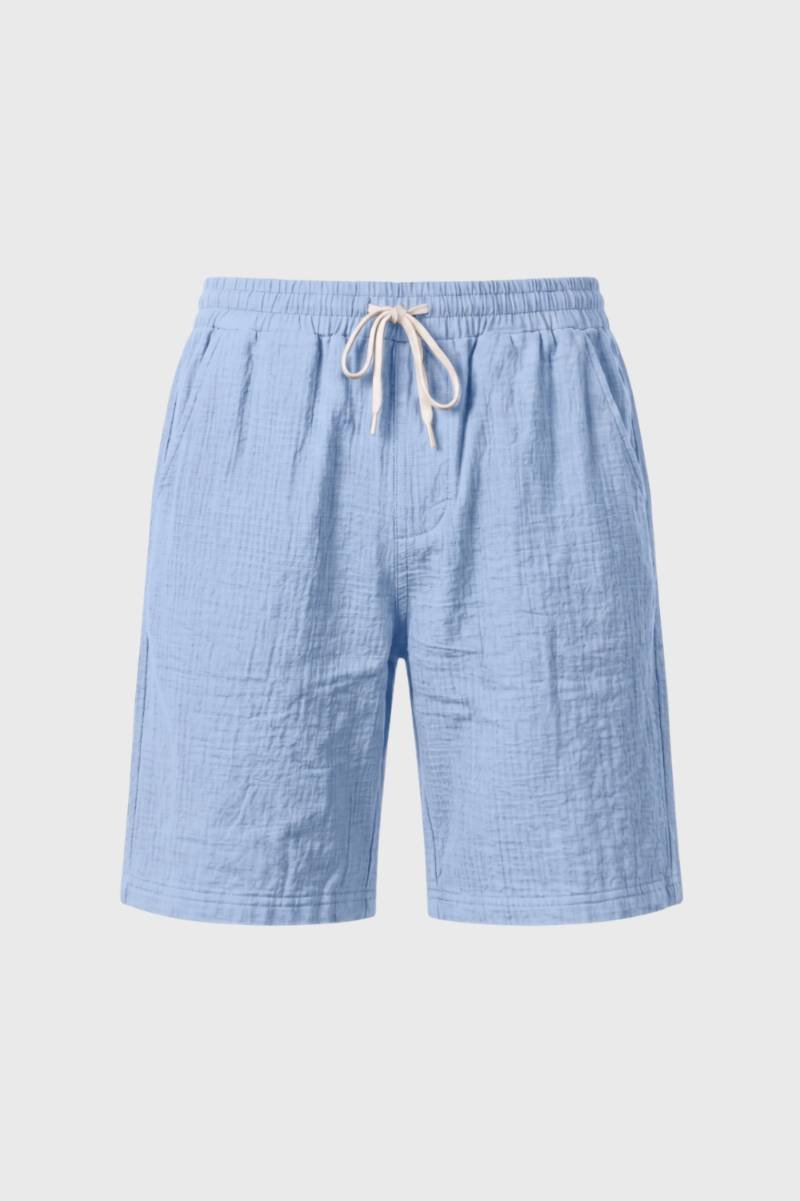 Short Homme - Décontracté Cordon de Serrage | Confort — Bleu Clair