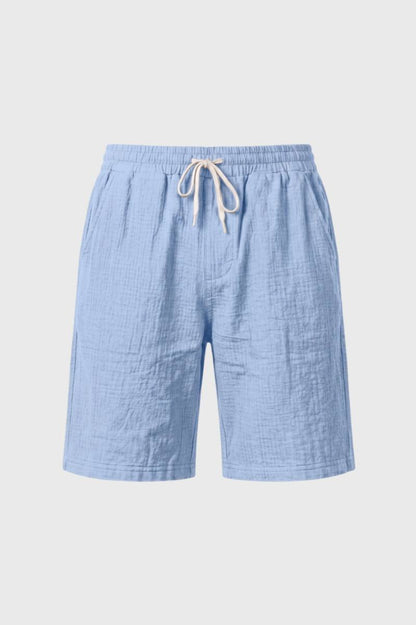 Short Homme - Décontracté Cordon de Serrage | Confort — Bleu Clair