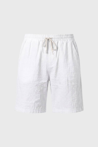 Short Homme - Décontracté Cordon de Serrage | Confort — Blanc
