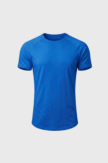 T-shirt Homme - Coupe Moderne Col Rond | Polyvalent — Bleu