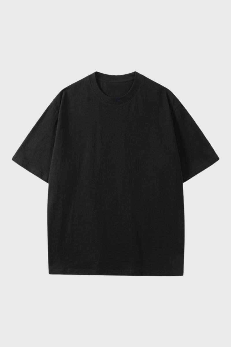T-shirt Unisexe - Coupe Décontractée | Manches Courtes Essentielles - Noir