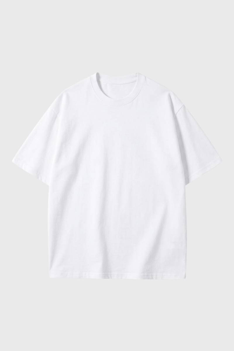T-shirt Unisexe - Coupe Décontractée | Manches Courtes Essentielles - Blanc